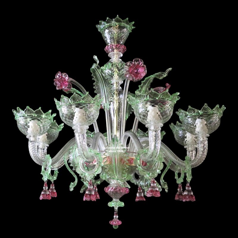 Venetian Glass Chandelier "PENDANTS"