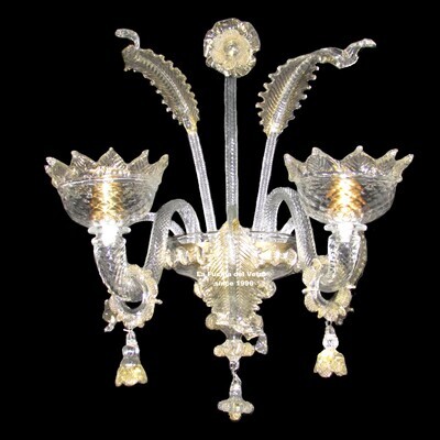 "PENDAGLI" Applique in vetro di Murano