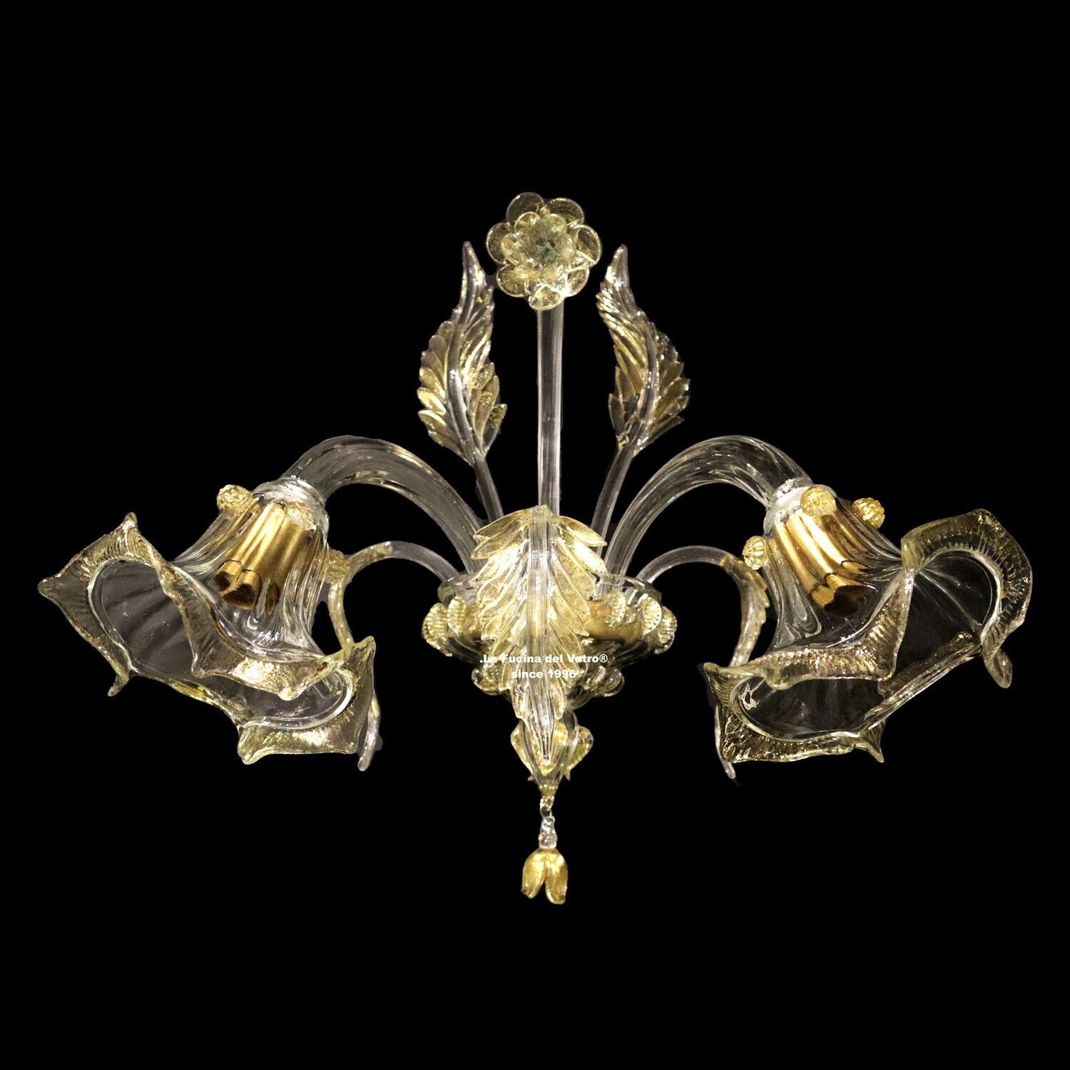 "VIVALDI" Applique in vetro di Murano