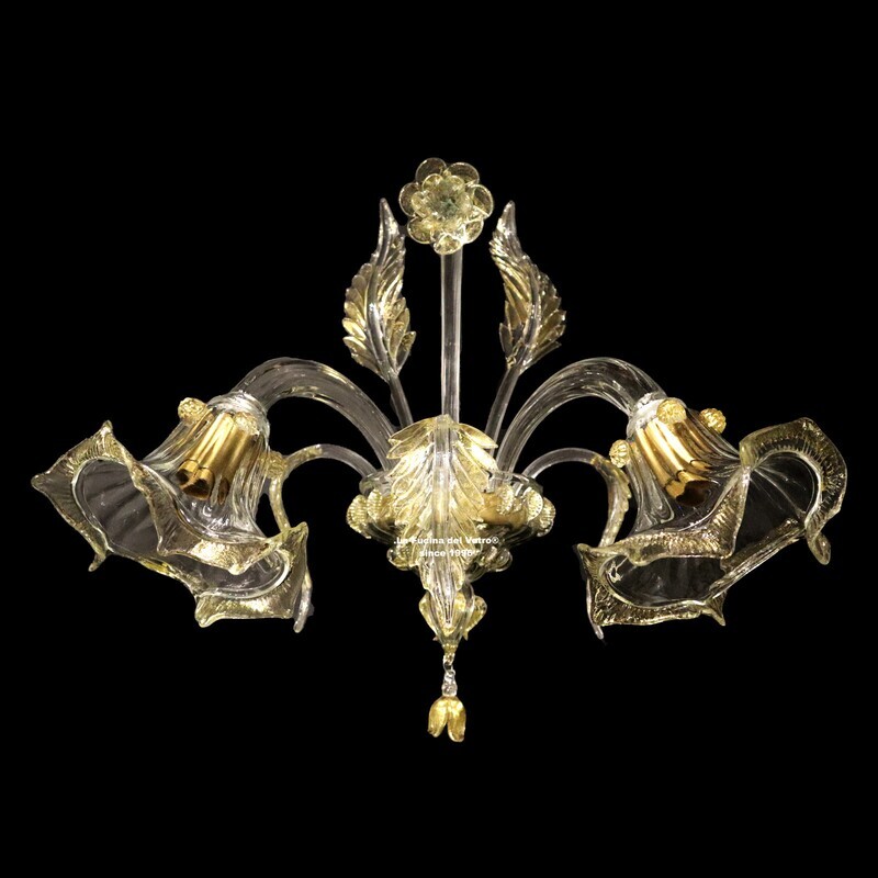 "VIVALDI" Applique in vetro di Murano