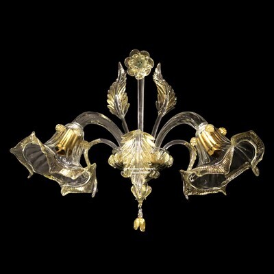 "VIVALDI" Applique in vetro di Murano