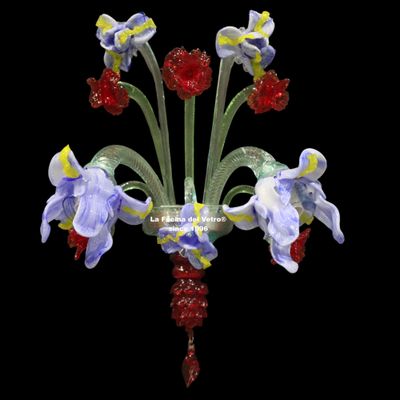 "IRIS" Applique in vetro di Murano
