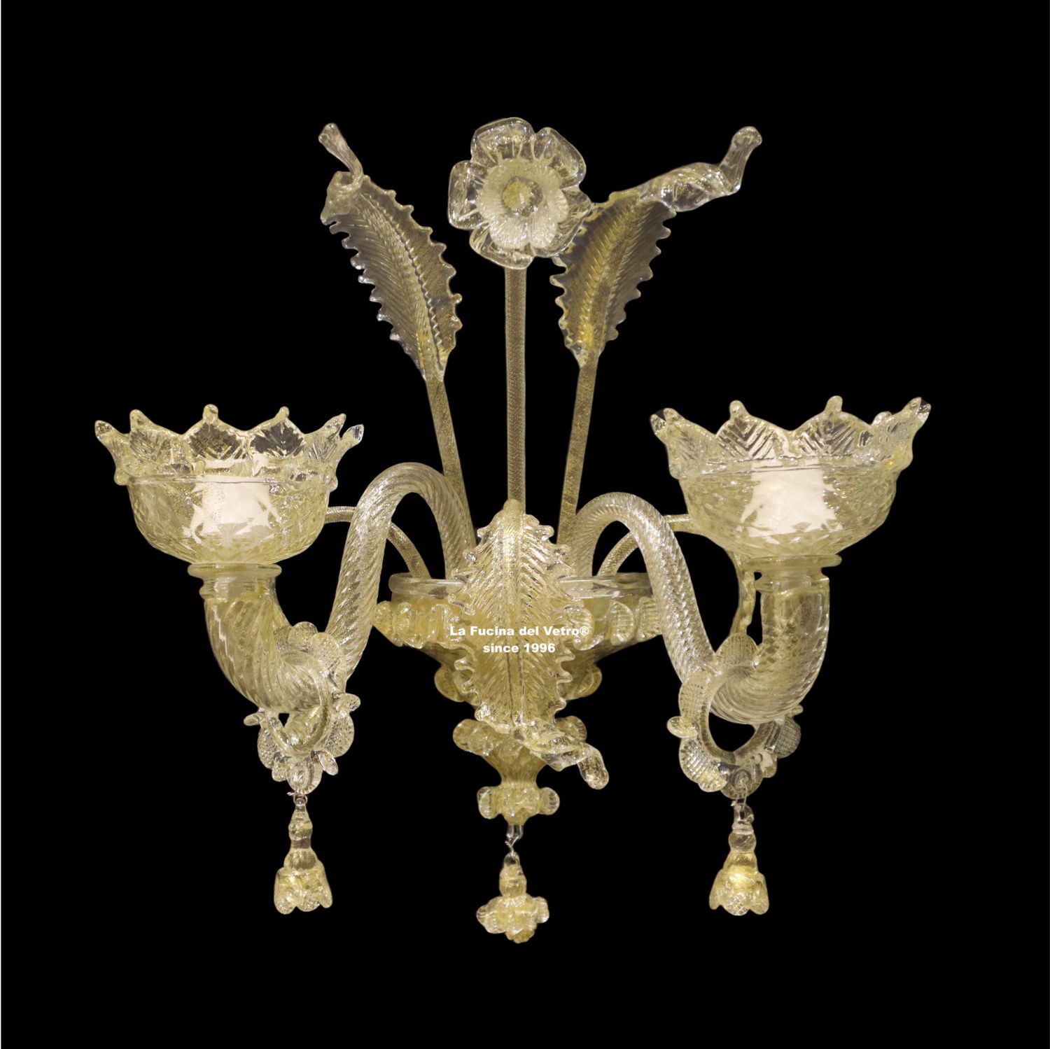 "PENDAGLI REALE" Applique in vetro di Murano