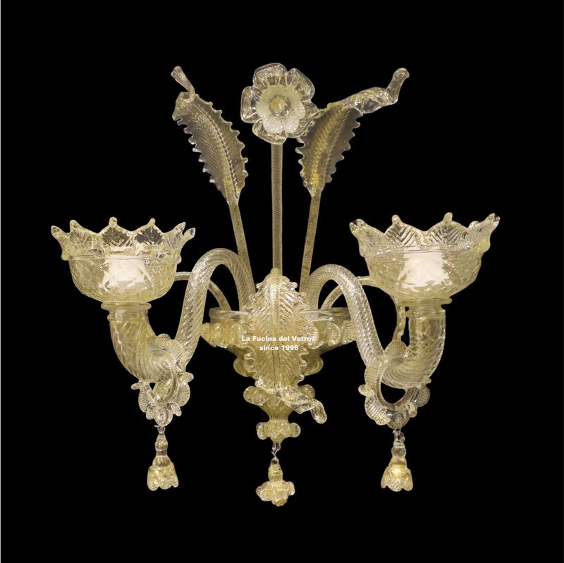 "PENDANTS ROYAL" Murano glass wall light