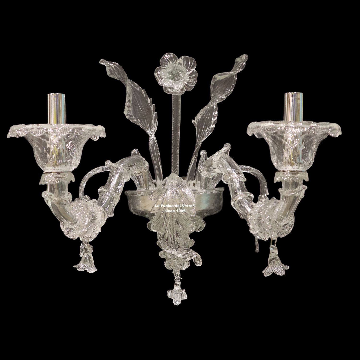 "REZZONICO" Applique in vetro di Murano