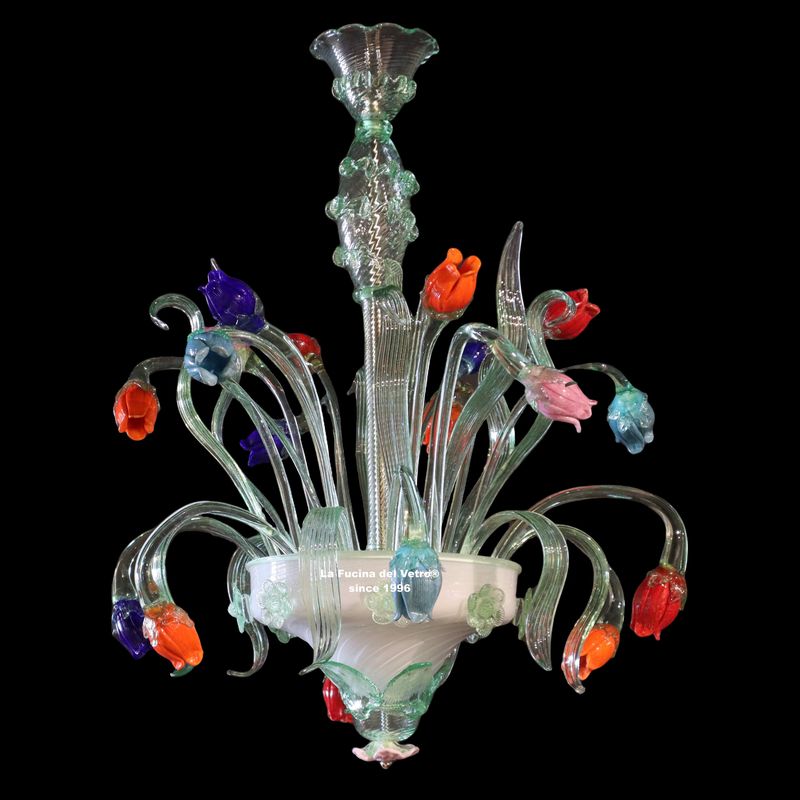 "BOUQUET" Murano glass ceiling light