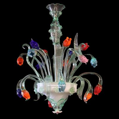 "BOUQUET" Plafoniera in vetro di Murano