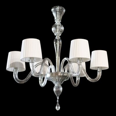 "PARALUMI" Lampadario moderno in vetro di Murano