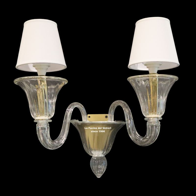 &ldquo;LAMPSHADES&rdquo; Murano glass wall light