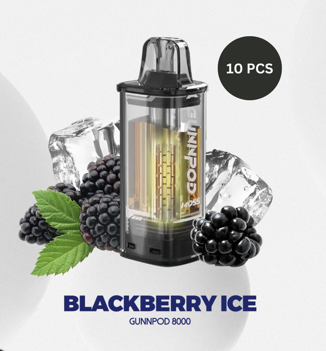 BUNDLE 10 PCS GUNNPOD MOSS 8000 PUFFS GUNNPOD MOSS VAPE