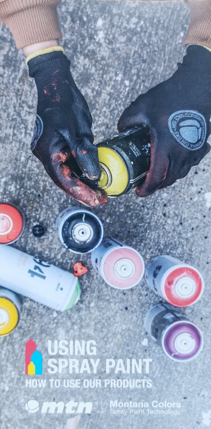 MTN Using Spray Paint Leaflet Art Supplies Edinburgh