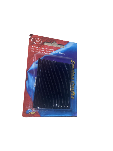Haarspangen Pinchos Schwarz 1 Packung 24 Stck.