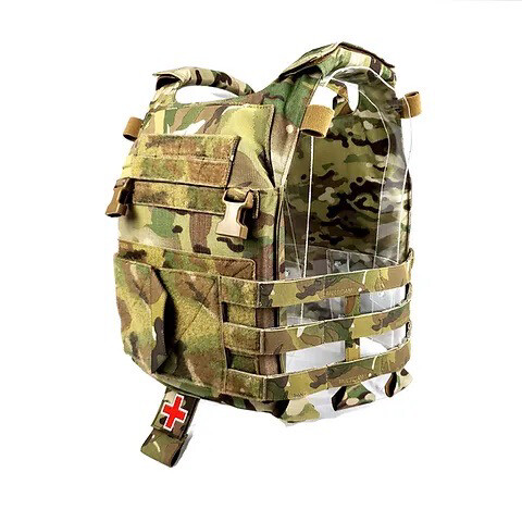 AUSSIE PEELBACK INC APB KANGAROO PLATE CARRIER  - MULTICAM