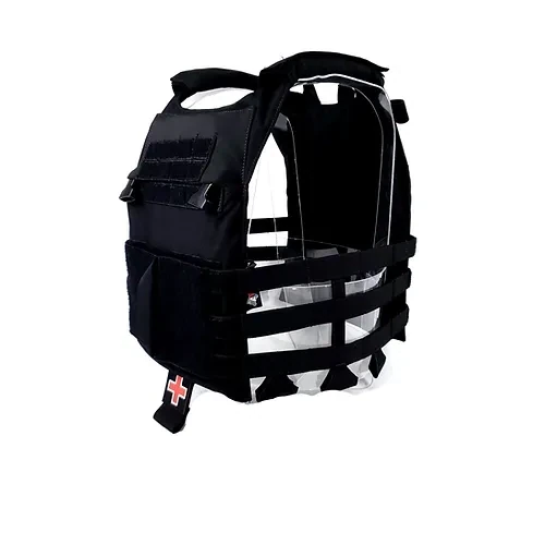 AUSSIE PEELBACK INC APB KANGAROO PLATE CARRIER BLACK