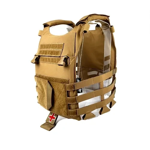 AUSSIE PEELBACK INC APB KANGAROO PLATE CARRIER TAN