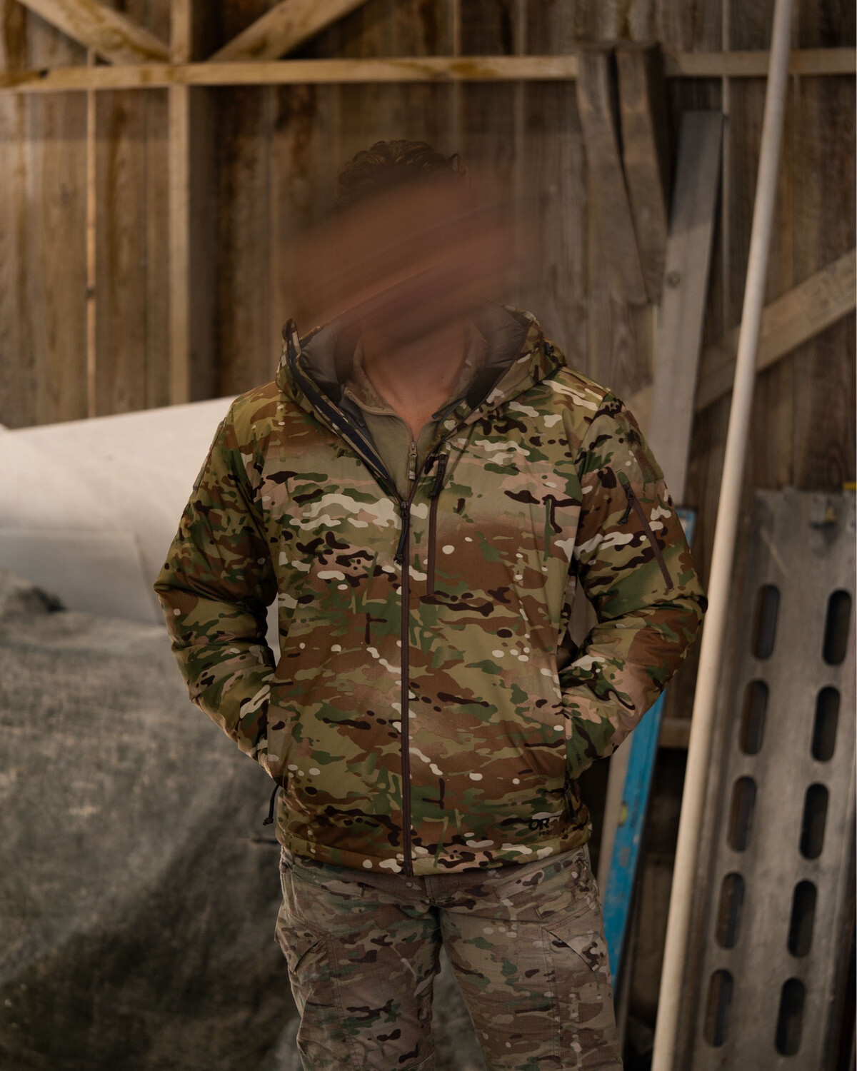Multicam parka top