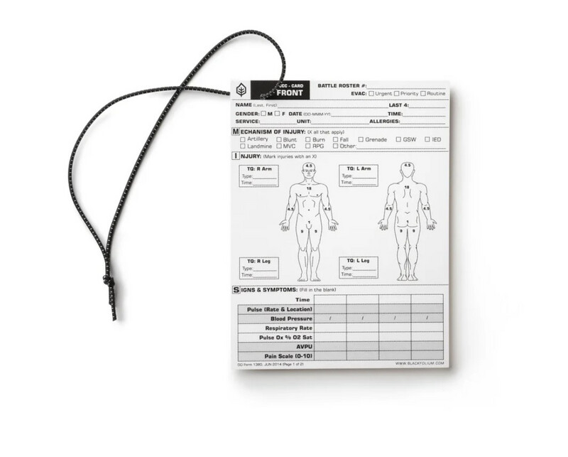 Blackfolium TCCC Card