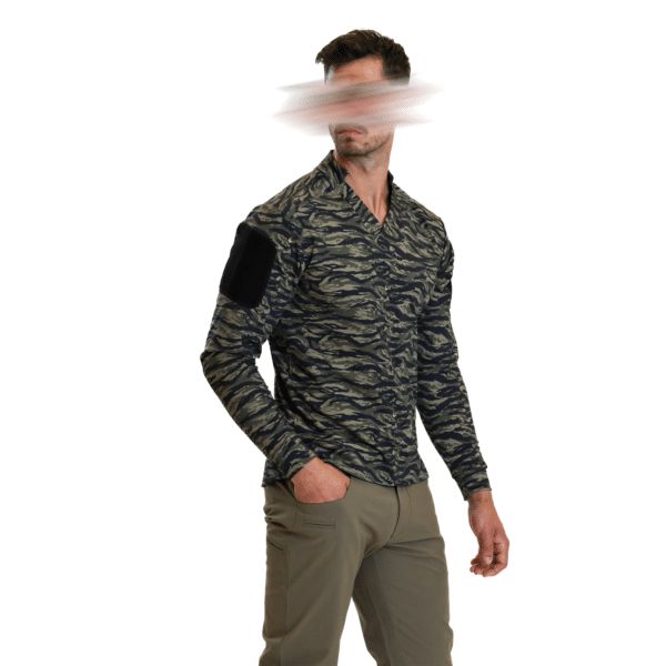 NorArm Tactical Long Sleeve Range Shirt - Tiger Stripe
