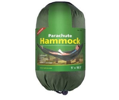 Coghlan Single Parachute Hammock Green 5' Wide x 10.5' Long