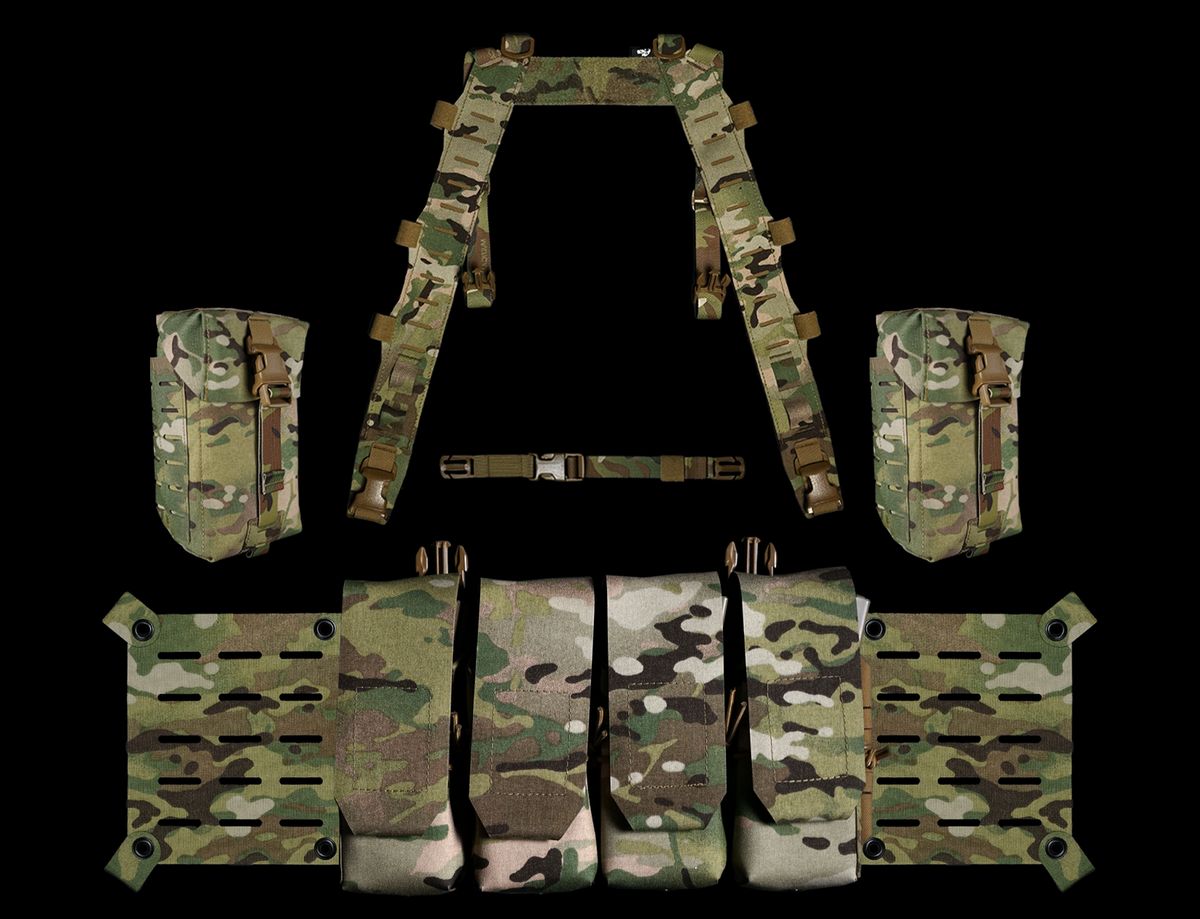 Carcajol Tactical Chest Rig set up