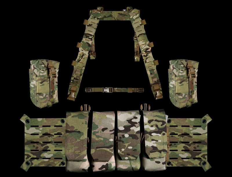 Carcajol Tactical Chest Rig set up