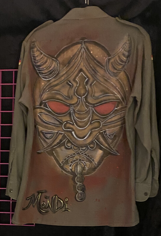 Japanese Oni Mask - Crazy Eyes