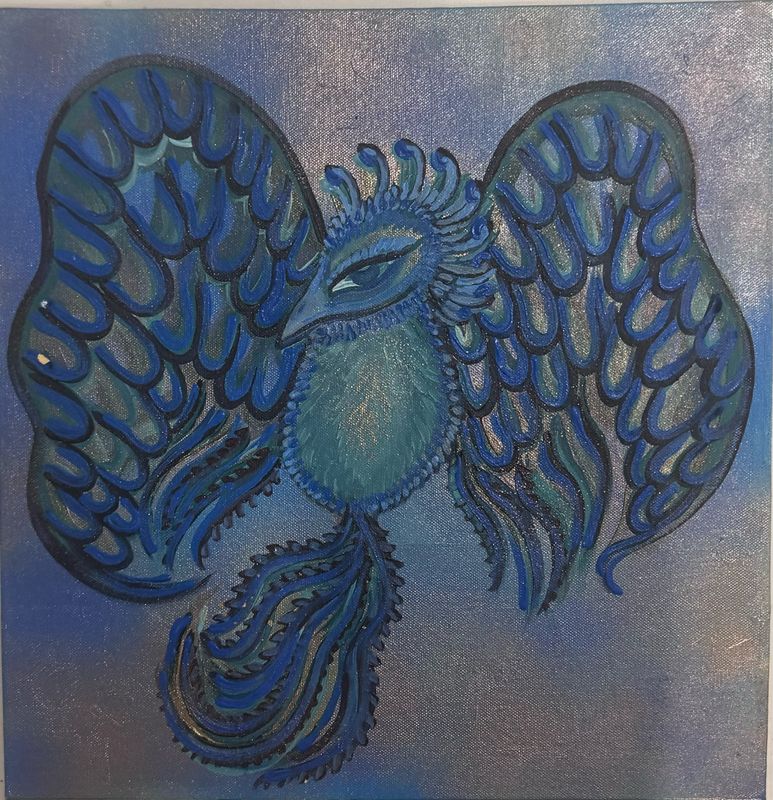 Phoenix In Blue
