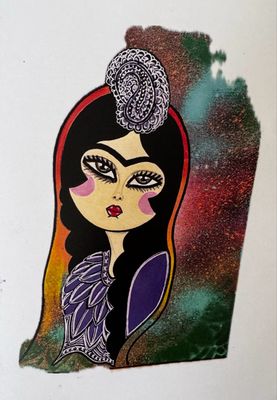 Persian Paisley Girl