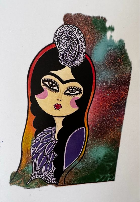 Persian Paisley Girl