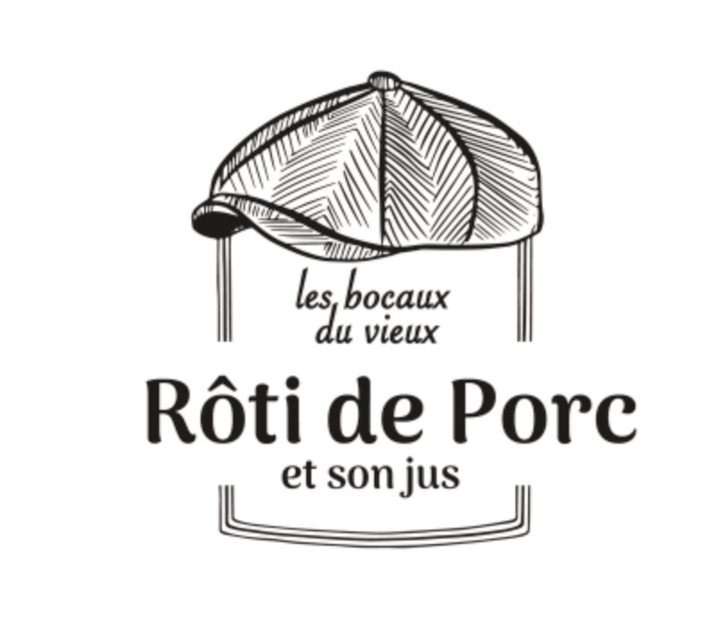 Rôti de porc et son jus