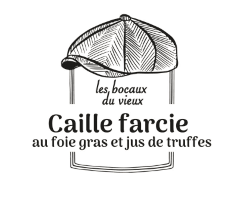 Caille farcie au foie gras et jus de truffes