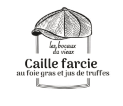 Caille farcie au foie gras et jus de truffes
