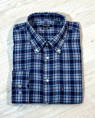 CAMICIA QUADRI BLUE - P-Club