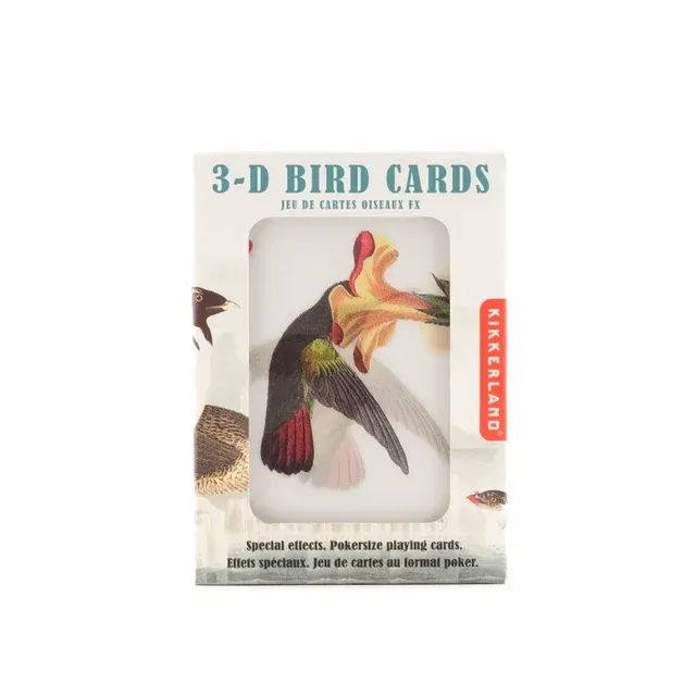 3D Speelkaarten vogels