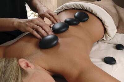 Hot-Stone-Massage Wahlmöglichkeit