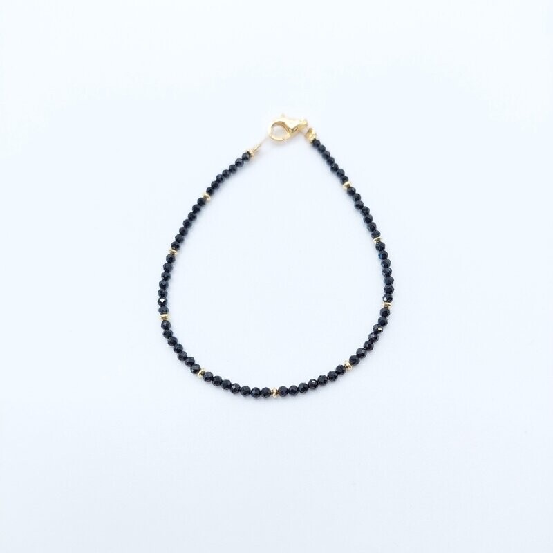 Spinell Armband Gold