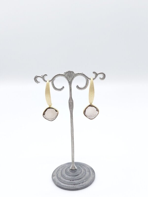 Rauchquarz Ohrschmuck Gold Rauchquarz Ohrschmuck Gold