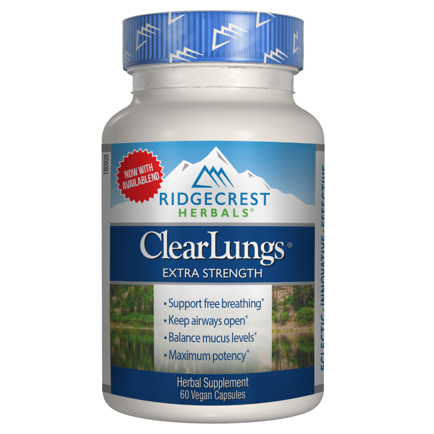 Ridgecrest ClearLungs Extra Strength 60caps