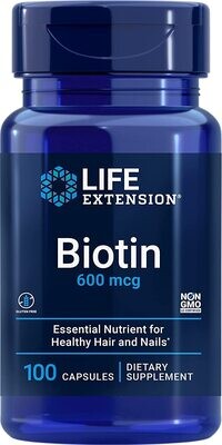Life Extension Biotin 600mcg