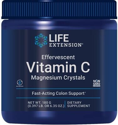 Life Extension Effervescent Vitamin C Magnesium Crystals 6.35oz