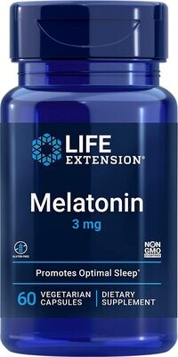 Life Extension Melatonin Capsules 3mg 60 caps