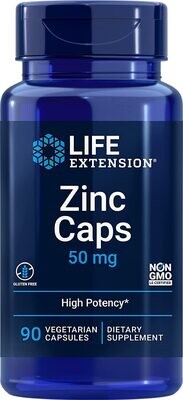 Life Extension Zinc Caps 50mg