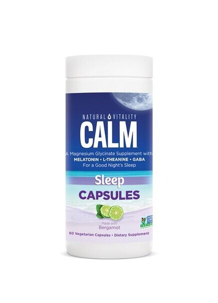 Natural Vitality Calm Sleep Capsules 60 Count