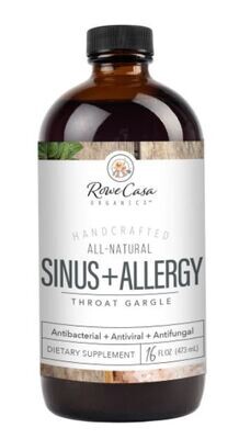 Rowe Casa Organics Sinus + Allergy Throat Gargle