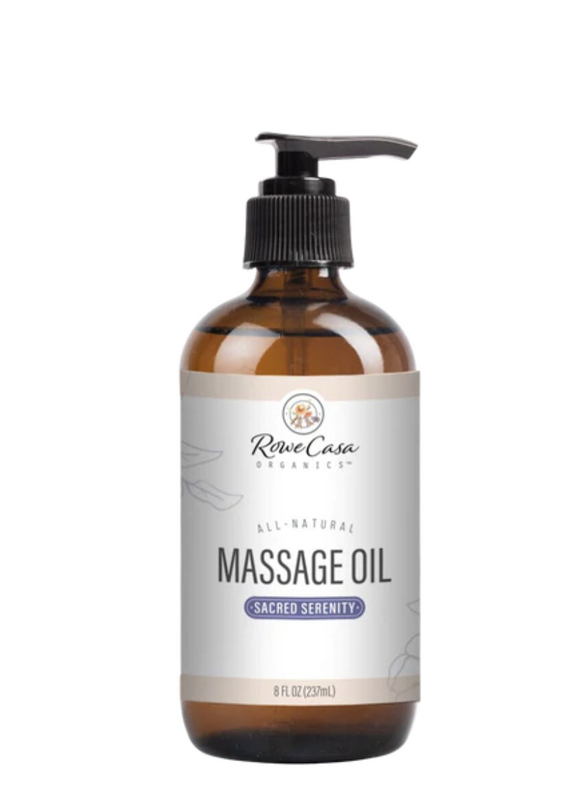 Rowe Casa Organics Massage Oil Sacred Serenity