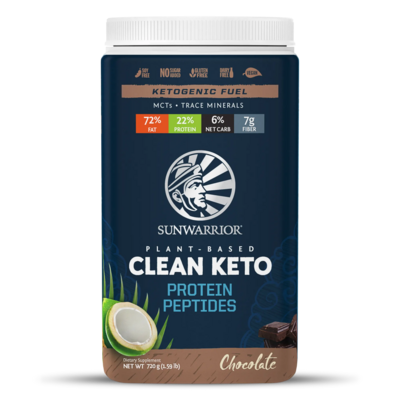 Sunwarrior Clean Keto Protein Peptides - Chocolate