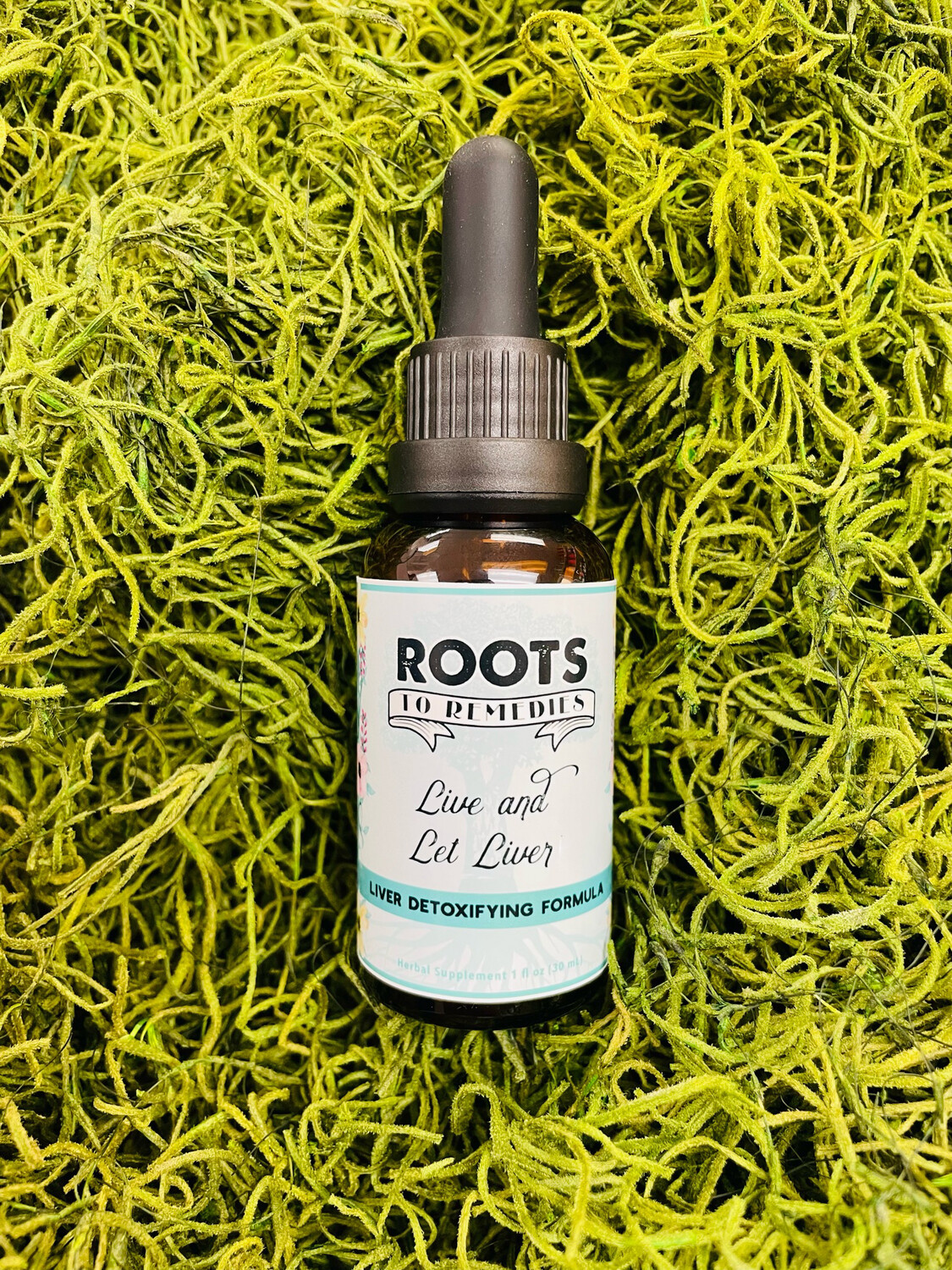 Roots To Remedies Live And Let Liver Liver Detoxifying Drops 1oz