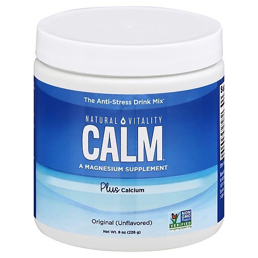 Natural Vitality Calm Plus Calcium Unflavored 8oz