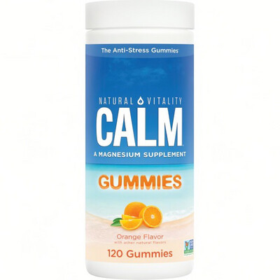 Natural Vitality Calm Gummies Orange 120ct