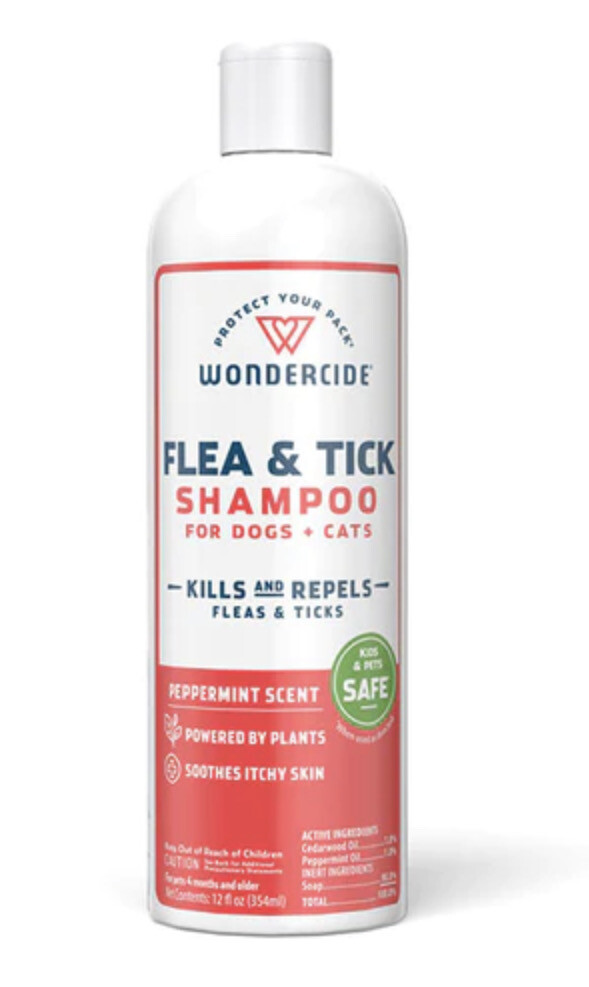 Wondercide Flea And Tick Shampoo For Dogs And Cats 12oz